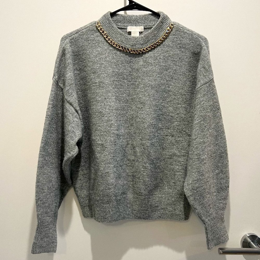 H&M Chain Embellished Sweater Sz. XS